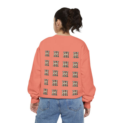 HUSTLE HURRY Sweatshirt, Cozy Garment-Dyed Sweater