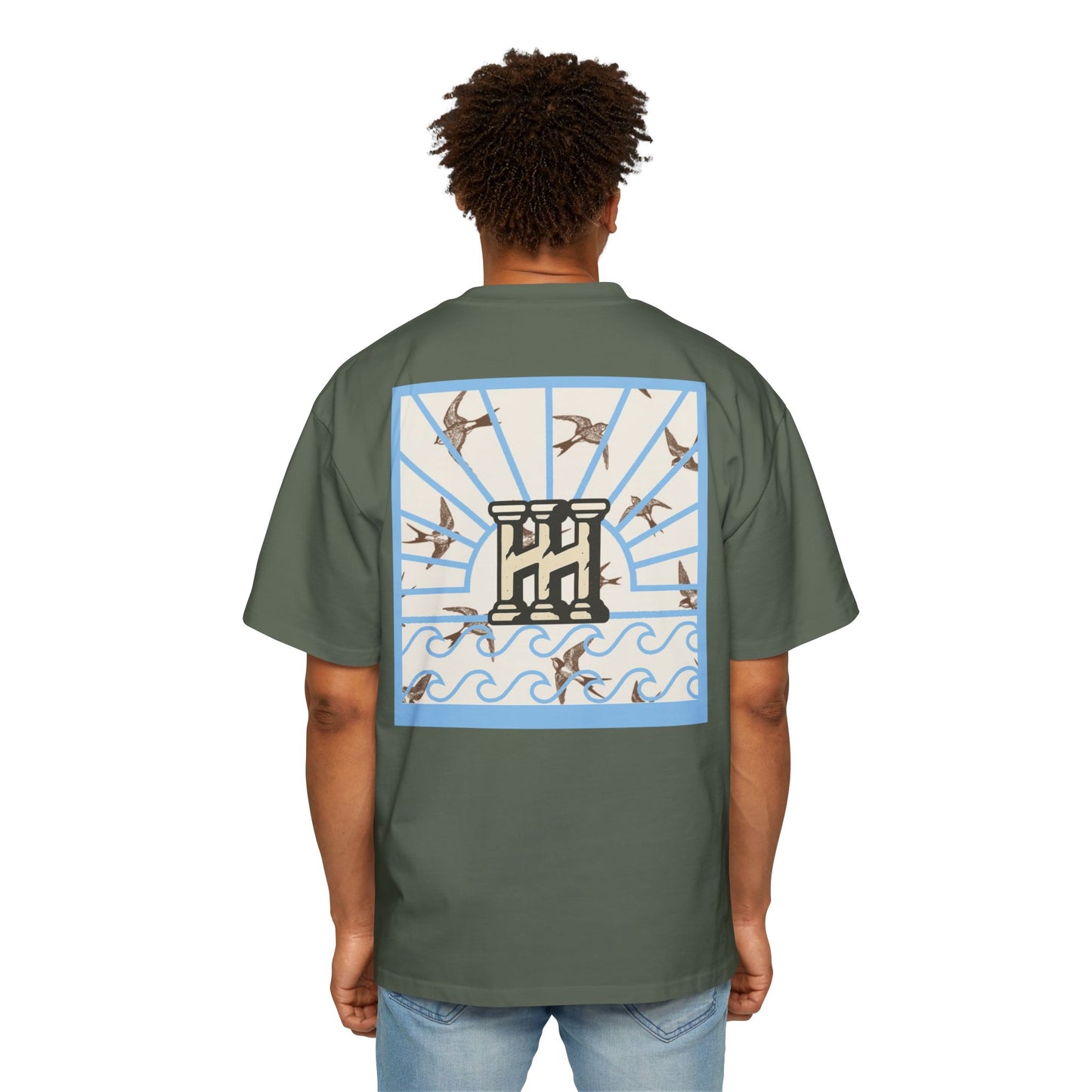 HUSTLE HURRY | Oversized Tee, Relaxed